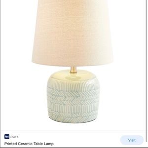Pier 1 Lamp